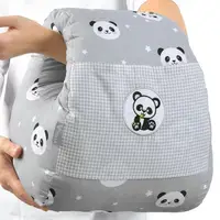Подушка для годування ТМ PAPAELLA Mini 30*28*30 см панда сіра