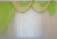 Ламбрекен ширина 2.5м №27 Салатовый