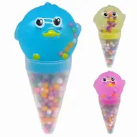 Слайм-лизун рожок мороженого "Уточка", микс, 1 штука