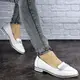 Слиперы женские кожаные Fashion Josie 1826 39 размер 24,5 см Белый