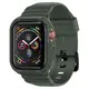 Чехол и ремешок Spigen для Apple Watch (44/45 mm) Rugged Armor Pro 2 in 1, Military Green (062CS26016)