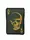 Шеврон на липучках Карта череп золотистый ВСУ (ЗСУ) 20222114 9412