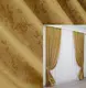 Комплект штор (2шт. 1х2,9м.) жаккард, коллекция "Мрамор Al1". Цвет золотистый. Код 614ш 31-599