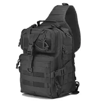 Рюкзак тактический через плечо Eagle M04B Oxford 600D 20л Black