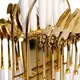 Набор столовых приборов на подставке 24 предмета столовый набор на 6 персон Белый HP-20-49