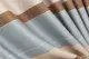 Шторная ткань лён, полоски Высота 2,7м Цвет бежевый с голубым и коричневым Код 953ш