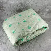 Ковдра закрита холлофайбер ALOE VERA (Мікрофібра) Двоспальна Євро 200х220 55075