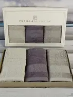 Pupilla Kristal mor 30х50см., 3в1. Бамбукові рушники.