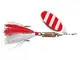 Блешня-вертушка D.A.M Effzett Standart Dressed red stripes 10g