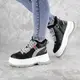 Кроссовки женские зимние Fashion Donno 2323 37 размер 23,5 см Черный