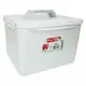 Контейнер с ручкой большой Fresh Box 11 л белый