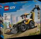 Конструктор LEGO® City Жёлтый экскаватор-погрузчик — строительная игрушка, 301 деталь (60480)