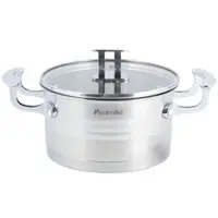 Кастрюля со стеклянной крышкой Kamille KM-5855 20 см 3.1 л