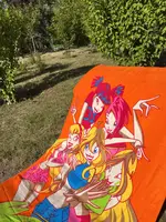 Пляжний рушник 75х150см. Туреччина. Winks oranj