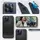Защитное стекло Spigen для камеры iPhone 16/15/14 Pro & Pro - EZ Fit Optik Pro (2шт), Blue Titanium (AGL07164)