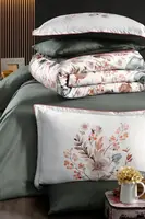 Турецкое Постельное Белье La Romano Premium Satin 300TC Madena Beige 200х220см
