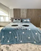 Постельное белье плюшевое евро Dushka Home 20688 200х220 см