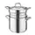 Кастрюля для пасты Barazzoni Chef 22 см 6 л с крышкой