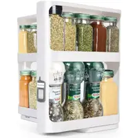 Многофункциональный поворотный органайзер для специй Rotating storage rack
