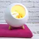 LED Ночник Спящий кот в домике (белый)