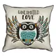 Подушка интерьерная из мешковины Unlimited love 45x45 см 45PHB_18L022_WH