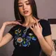 Вышиванка женская Moderika Васильки синяя с вышивкой гладью XXXL