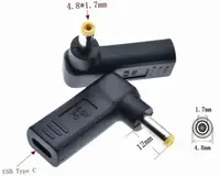 Переходник PD (Power Delivery) триггер 18-20v Type-C (female) (max 5a, 100w) на 4.8x1.7mm з USB Type-C (Female) Power Delivery PD тригер (A class) 1 день гар.