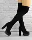 Женские ботфорты Fashion Karen 1271 36 размер 23,5 см Черный