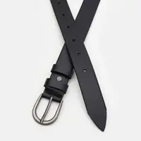 Жіночий ремінь шкіряний Borsa Leather 110v1genw25-black