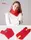 Подушка-шарф для путешествий Travel Pillow, красный