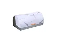 Хлебница Bohmann BH-7259-MR 38.5х28х18 см белый мрамор