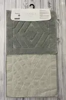 Velora rombik gri Килимки в ванну кімнату 2в1.Velora Туреччина