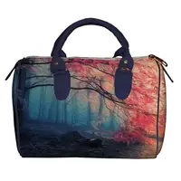 Сумка бочонок Barrel Осень в лесу 28x18x17 см (SB_14S026_TSI)