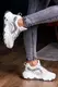 Женские кроссовки Fashion Lark 1667 39 размер 24 см Белый