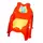 Горшок детский Doloni Toys 013317-02-5 оранжевый