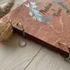 Свадебный альбом из дерева с гравировкой и цветной печатью