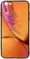 Чехол-накладка TOTO Print Glass Space Case Apple iPhone 6/6s Yellow