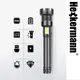 Мощный тактический фонарик Heckermann 1690 LED ZOOM USB 5000mAH 2500 lm