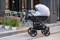Детская коляска 2 в 1 Angelina Discovery Evolution светло-серая DE-28