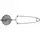 Ситечко для чаю Barazzoni My Utensil 8640023700 16.5 см сріблясте