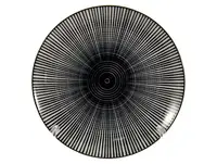 Тарелка обеденная Interos Космо black CLW-6-24-00088921 24 см