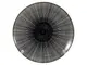 Тарелка обеденная Interos Космо black CLW-6-24-00088921 24 см
