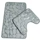 Коврики для ванной комнаты с эффектом памяти Homytex 2 пр. Камни Grey