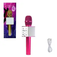 Уценка. Уценка Микрофон DM Q7 коробка (Розовый) - Повреждена упаковка\не товарный вид