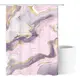 Шторка для ванны из полиэстера водонепроницаемая Bathlux 180x180 см с кольцами, занавеска для ванной комнаты