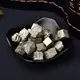 Натуральный камень Пирит RESTEQ 5 шт. Минерал Pyrite 8-15 мм. Серный колчедан. Железный колчедан. Огненный