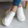 Сникеры женские Fashion Darial 3208 40 размер 25,5 см Белый