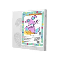 Картина за номерами, дитяча "Зайка" (25х25 см)