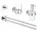 Набір аксесуарів 4 в 1 Grohe Essentials New (40846001)