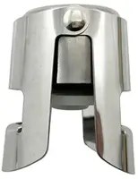 Пробка для бутылки с фиксатором Bravo Chef BC-5108 серебристая